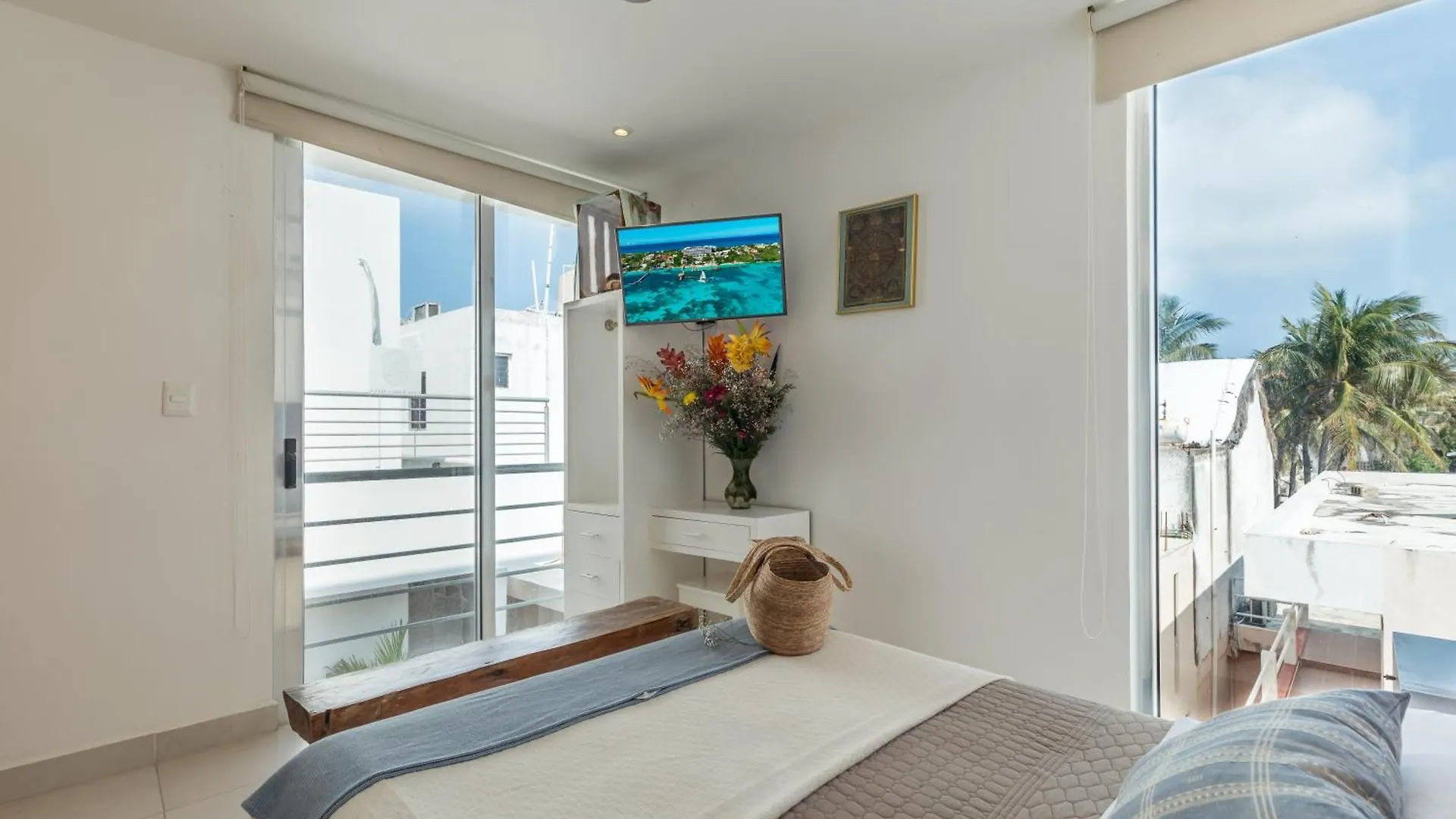 Casa Moderna En Playa Norte איסלה מוחרס מקסיקו