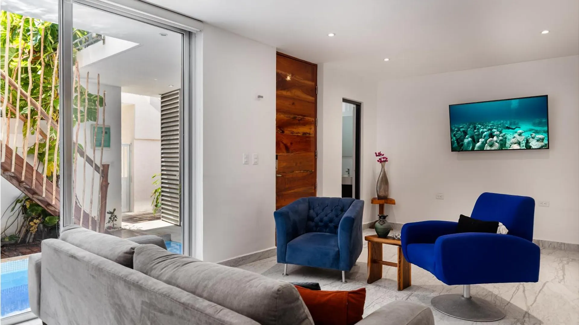 וילה Casa Moderna En Playa Norte איסלה מוחרס מקסיקו